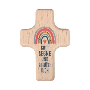 Produktbild des Artikels Handschmeichler Kreuz "Regenbogen" ()