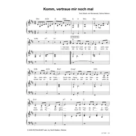 Produktbild des Artikels Komm, vertraue mir noch mal (Noten - Download)