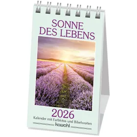 Produktbild des Artikels Sonne des Lebens 2026 - Aufstellkalender (Kalender - Spiralbindung)