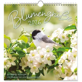 Produktbild des Artikels Blumengrüße 2026 - Wandkalender (Kalender - Spiralbindung)