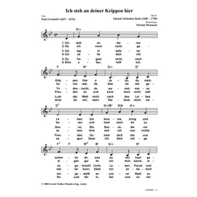 Produktbild des Artikels Ich steh an deiner Krippen hier (Noten - Download)