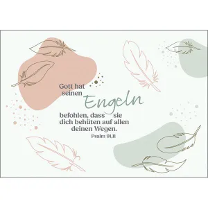 Produktbild des Artikels Postkarten: Gott hat seinen Engeln, 4 Stück (Schreibwaren)