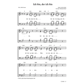 Produktbild des Artikels Ich bin, der ich bin (Noten - Download)