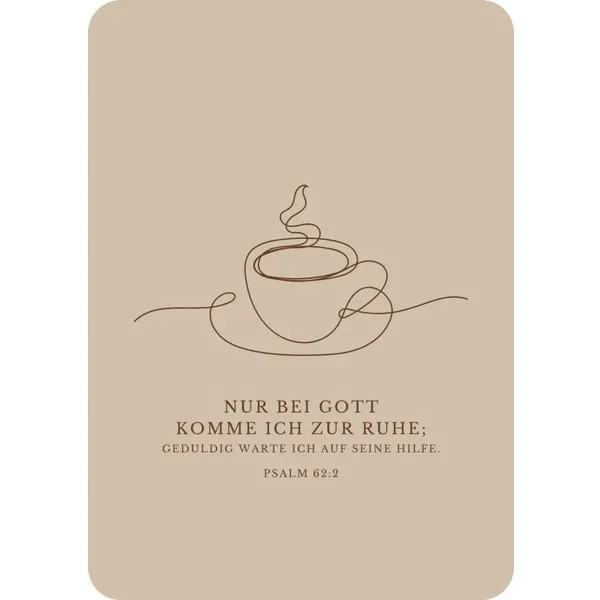 Produktbild des Artikels Postkarte "One Line - Kaffeetasse" (Schreibwaren)
