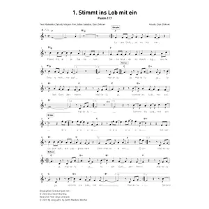 Produktbild des Artikels Stimmt ins Lob mit ein (Noten - Download)