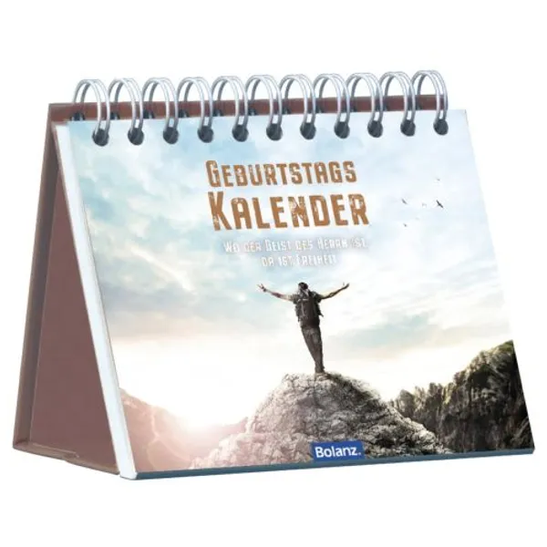 Produktbild des Artikels Wo der Geist des Herrn ist - Geburtstagskalender (Kalender - Spiralbindung)