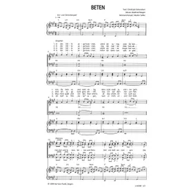 Produktbild des Artikels Beten (Noten - Download)