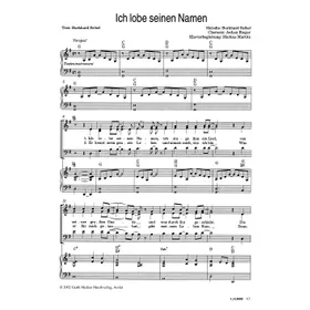 Produktbild des Artikels Ich lobe seinen Namen (Noten - Download)