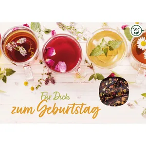 Produktbild des Artikels Teekarte - Für Dich zum Geburtstag (Lebensmittel)