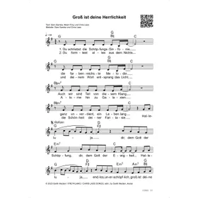 Produktbild des Artikels Groß ist deine Herrlichkeit (Noten - Download)