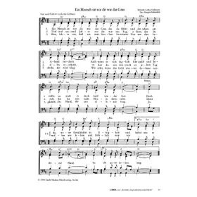 Produktbild des Artikels Ein Mensch ist vor dir wie das Gras (Noten - Download)