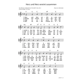 Produktbild des Artikels Herz und Herz vereint zusammen (Noten - Download)