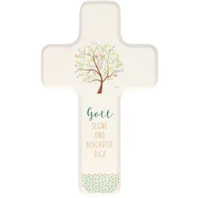 Produktbild des Artikels Holzkreuz für Kinder "Gott segne und beschütze dich" ()
