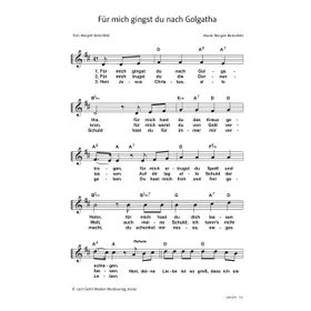 Produktbild des Artikels Für mich gingst du nach Golgatha (Noten - Download)