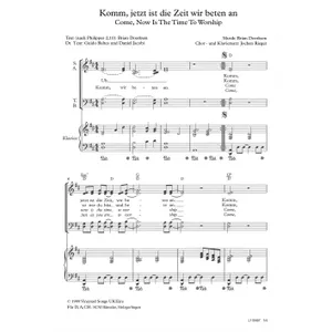 Produktbild des Artikels Komm, jetzt ist die Zeit wir beten an (Noten - Download)