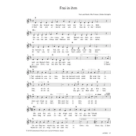 Produktbild des Artikels Frei in ihm (Noten - Download)