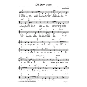 Produktbild des Artikels Die Engel singen (Noten - Download)