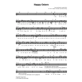 Produktbild des Artikels Happy Ostern (Noten - Download)