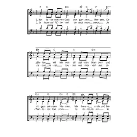 Produktbild des Artikels Ich lobe meinen Gott von ganzem Herzen (Noten - Download)