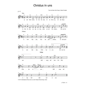 Produktbild des Artikels Christus in uns (Noten - Download)
