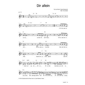 Produktbild des Artikels Dir allein (Noten - Download)