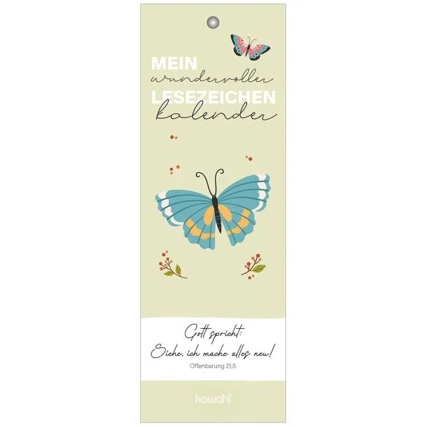 Produktbild des Artikels Mein wundervoller Lesezeichenkalender 2026 (Kalender - Spiralbindung)