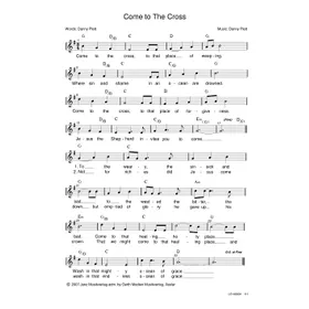 Produktbild des Artikels Come To The Cross (Noten - Download)