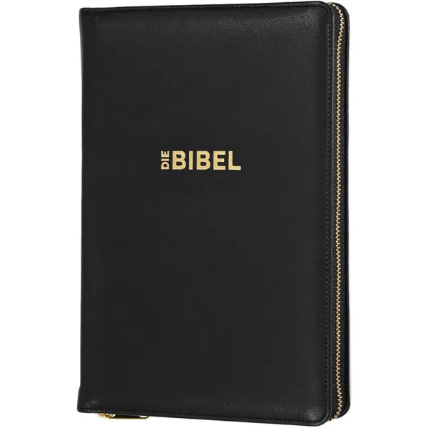 Produktbild des Artikels Schlachter 2000 - Taschenausgabe,Kalbsleder,flex.Einband,Reißverschluss,Goldschn (Bibel - Leder)