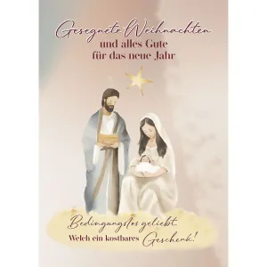 Produktbild des Artikels Postkarten: Gesegnete Weihnachten, 4 Stück (Schreibwaren)