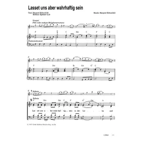 Produktbild des Artikels Lasset uns aber wahrhaftig sein (Noten - Download)