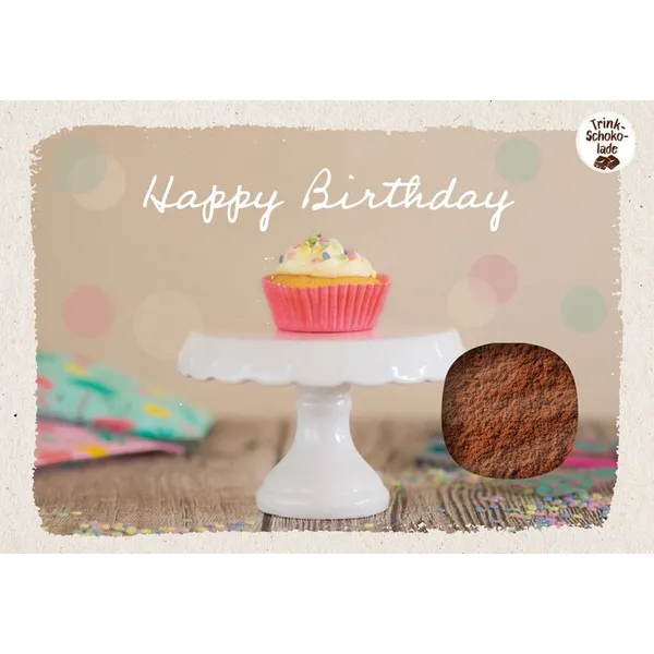 Produktbild des Artikels Schokokarte - Happy Birthday (Lebensmittel)