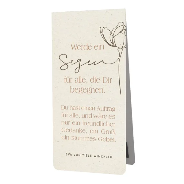 Produktbild des Artikels Magnetlesezeichen: Werde ein Segen (Schreibwaren)