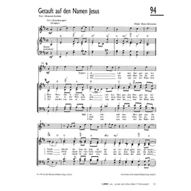 Produktbild des Artikels Getauft auf den Namen Jesus (Noten - Download)
