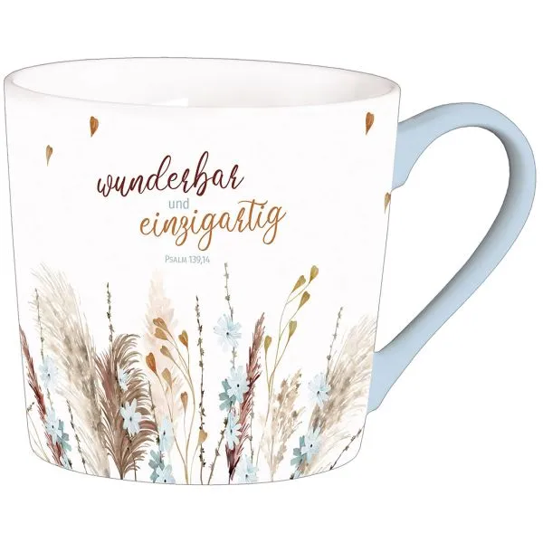 Produktbild des Artikels Tasse "wunderbar und einzigartig" ()