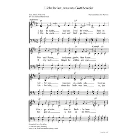 Produktbild des Artikels Liebe heisst, was uns Gott beweist (Noten - Download)