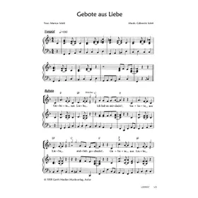 Produktbild des Artikels Gebote aus Liebe (Noten - Download)
