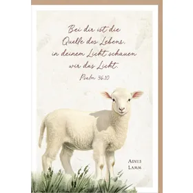 Produktbild des Artikels Faltkarte "Bei dir ist die Quelle des Lebens" (Schreibwaren)