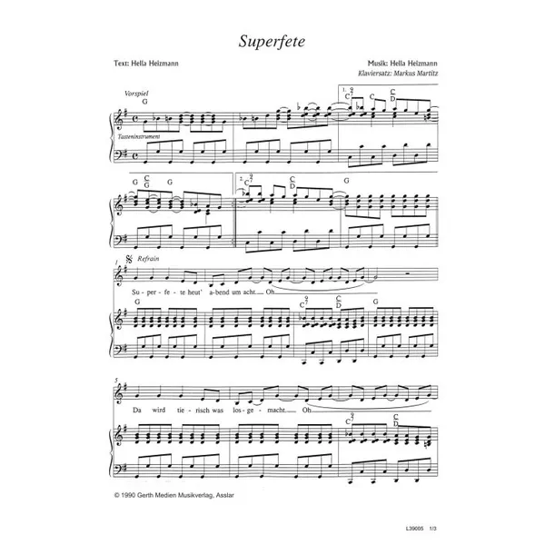 Produktbild des Artikels Superfete (Noten - Download)