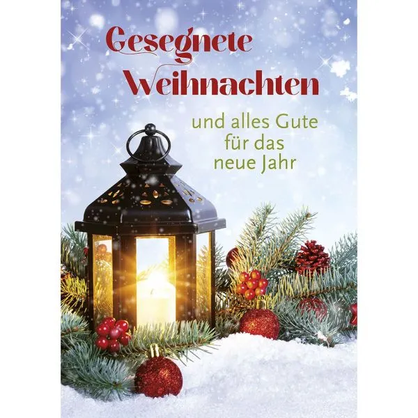 Produktbild des Artikels Postkarten: Gesegnete Weihnachten, 4 Stück (Schreibwaren)