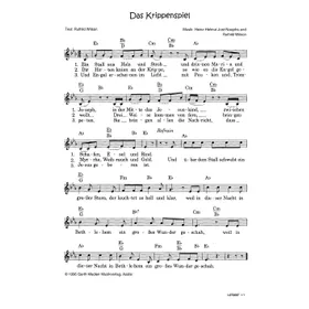 Produktbild des Artikels Das Krippenspiel (Noten - Download)