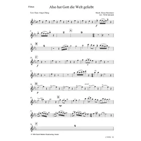Produktbild des Artikels Also hat Gott die Welt geliebt (Flöte) (Noten - Download)