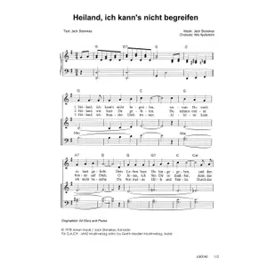 Produktbild des Artikels Heiland, ich kann's nicht begreifen (Noten - Download)