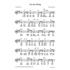 Produktbild des Artikels Für den König (Noten - Download)