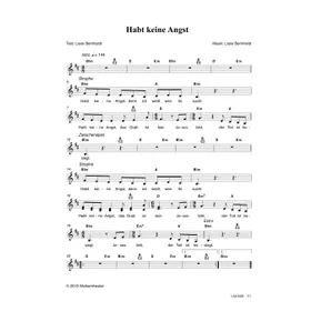 Produktbild des Artikels Habt keine Angst (Noten - Download)