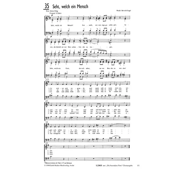 Produktbild des Artikels Seht, welch ein Mensch (Noten - Download)