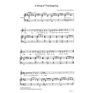 Produktbild des Artikels A Song Of Thanksgiving (Noten - Download)