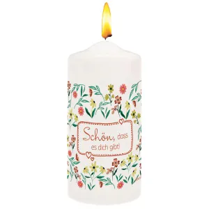 Produktbild des Artikels Kerze "Schön, dass es dich gibt" ()