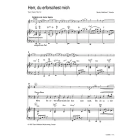 Produktbild des Artikels Herr, du erforschest mich (Noten - Download)