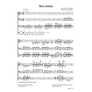 Produktbild des Artikels Bino batata (Noten - Download)