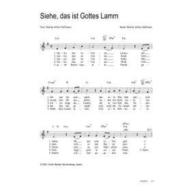 Produktbild des Artikels Siehe, das ist Gottes Lamm (Noten - Download)